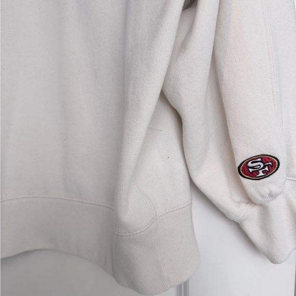 Abercrombie & Fitch Cream NFL Niners 49ers Sweatshirt - Picture 4 of 6